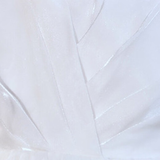 
LuboBEIBEI (LUOBOBEIBEI) Girls' Dress Children's Birthday Princess Dress Flower Children's Wedding Dress Host Piano Performance Clothes White Skirt 140