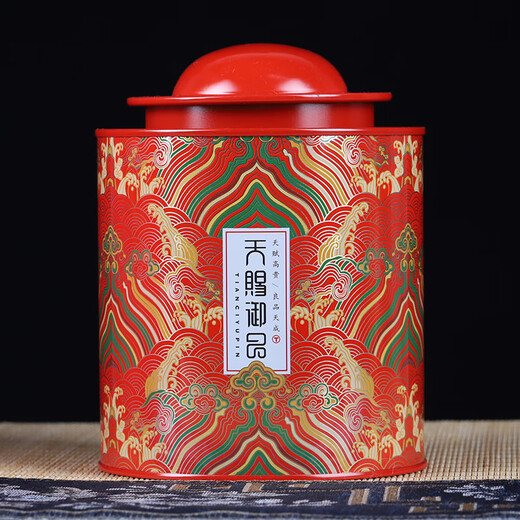 Wife and Mom Tianci Royal Product Dahongpao Oolong Tea Tin Can Tianci Royal Product Canned Two Cans Total 250g Dahongpao 250g