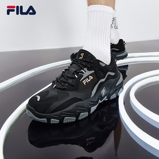 FILA 斐乐官方跑步鞋男鞋2025春夏休闲鞋运动鞋撞色轻便掠夺者