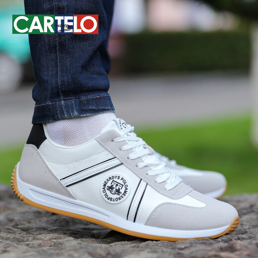 Cartelo Herren-Stoffschuhe Neue Frühling und Herbst Atmungsaktives Soft Sohle Freizeitschuhe Leichte nicht rutschfeste Kleidung-resistente, vielseitige Männer Winter Casual Schuhe AW9902 Blau atmungsable Größe kleiner 38