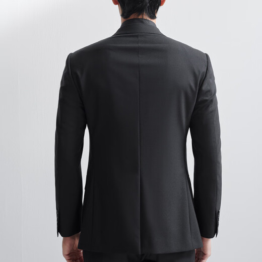 Announcement Bird Suit Men's Clothing (Single Top) [Same Style for Zhang Ruoyun/First Set in Life] Business Suit Black (Single Top) 50 A (180/100)
