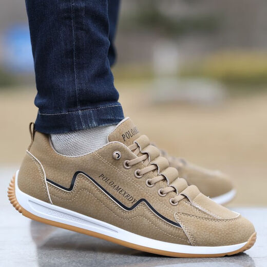 Región occidental Camel Genuine Para zapatos para hombres Autumn Spring and Autumn New New Board Board de tablero casual de Forrable y Anti-Odor Forrest