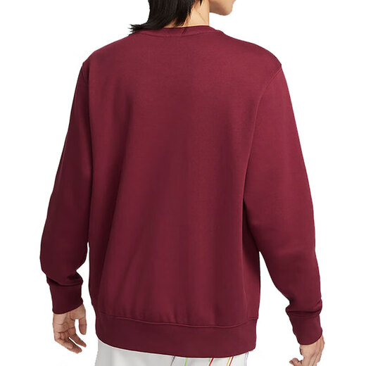 耐克（NIKE）卫衣男装2025夏季新款运动服加绒保暖时尚圆领套头衫FN2611-010 FN2611-677红色内里加绒 2XL