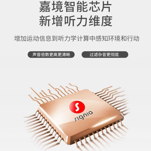 Signia Germany comes from Siemens rechargeable behind-the-ear hearing aid for severe hearing loss 40 combined channels Jiajing 1X left ear