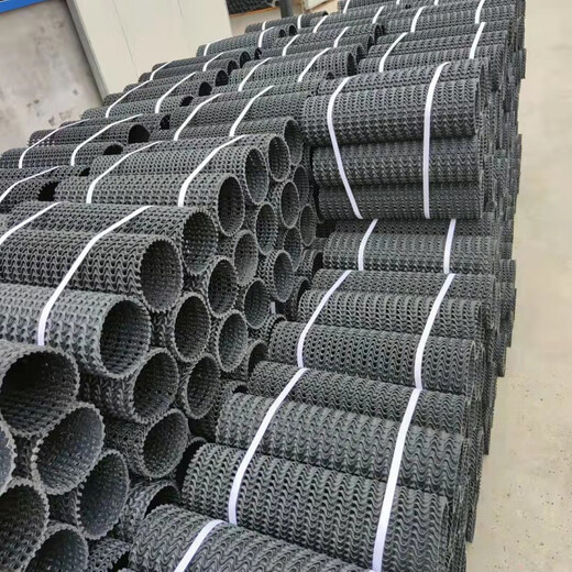 Plastic seepage drainage blind ditch pipe highway subgrade drainage blind pipe drainage pipe HDPE rigid permeable pipe 300mm
