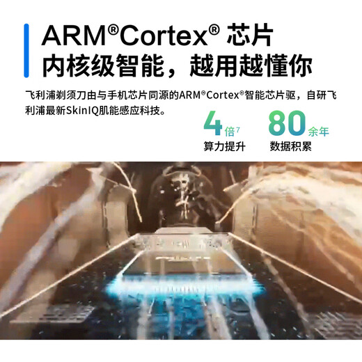 Philips (PHILIPS) Electric Shaver Spin Guard 9 Series Classic Edition SkinIQ High-End Smart Shaver Birthday Gift for Boys, Boyfriends, Husbands and Fathers