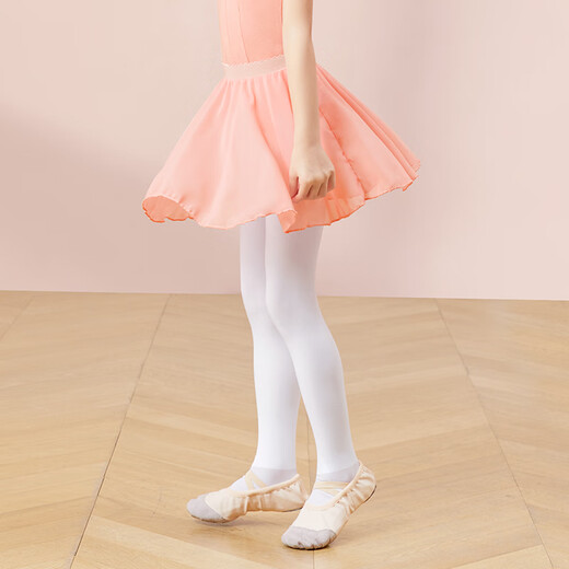 Aiwu Ge dance socks for children and girls in autumn and winter medium thick pantyhose white leggings dance exam practice socks XL size