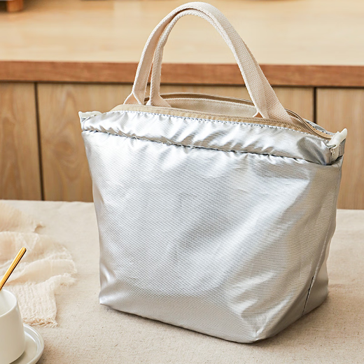 Yuanben Stoff Isolierung Lunchbox Bag Reisbeutel Handtasche Office Worker Mittagsbeutel verdickte Aluminiumfolie Lunchbox Aufbewahrungstasche Reisbeutel
