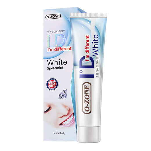 Ouzhimu O-Zone Korea importierte Zahnpasta 9928 Id aus Tartar Frischatem nach Hause 208 g großer Perle Liyan Fluorid-frei 205g*1 Stück