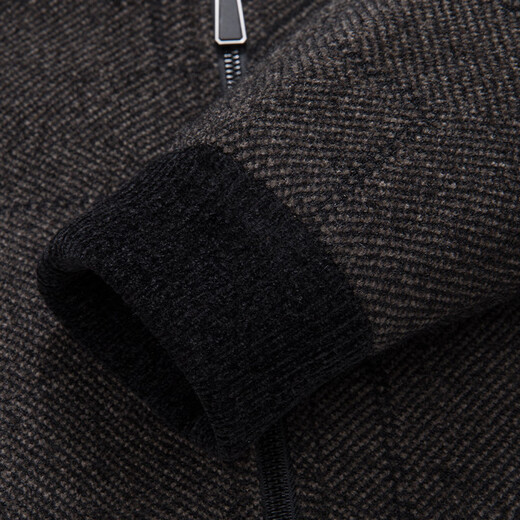 ROMON cotton jacket men's short stand collar thick warm winter business casual jacket men 2167 gray 180