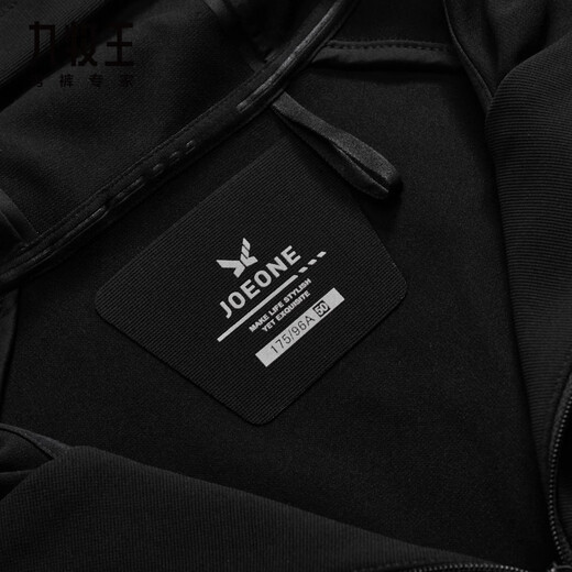 JOEONE Shopping mall same style men's jacket men's autumn and winter business casual jacket men's coat top slim version + black + AK1CV40317 175/96A