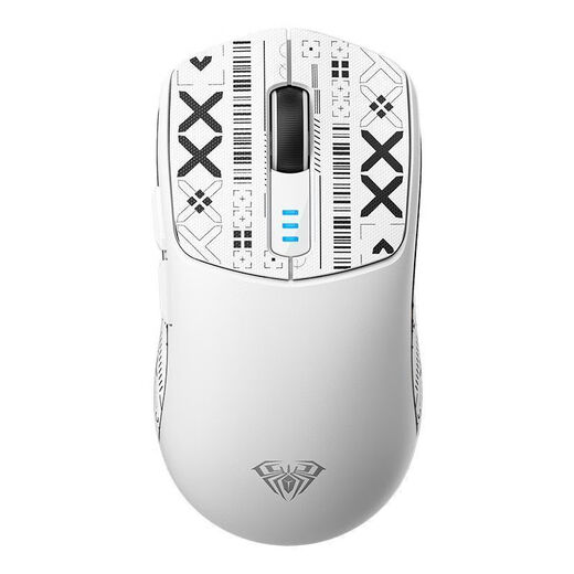 Wolf Spider (AULA) SC360/620/580 wireless gaming mouse wired Bluetooth three-mode mouse ergonomic lightweight design six-speed DPI adjustable 1K return rate gaming mouse SC580 plain white with free anti-slip stickers
