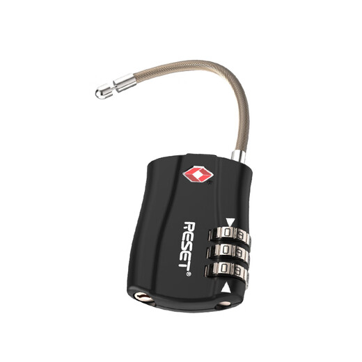 Zurücksetzen kleiner Passwort Sperren Vorhängeschloss Trolley Box Passwort Padlock Bag Backpack School Bag Lock Stahl Kabelschloss TSA -Sicherheitsinspektion im Ausland