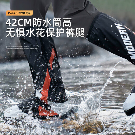 正雨雨鞋套防水防雨鞋套防滑耐磨加厚便携式高筒水鞋雨靴男女成人鞋套