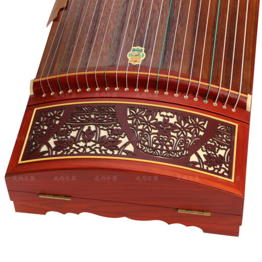
Dunhuang brand Dunhuang Guzheng 696D Double Crane Chaoyang Sandalwood Children's Beginners 694 Mahogany Adult Performance Professional Grade 696M Vase Pattern (full set of accessories)