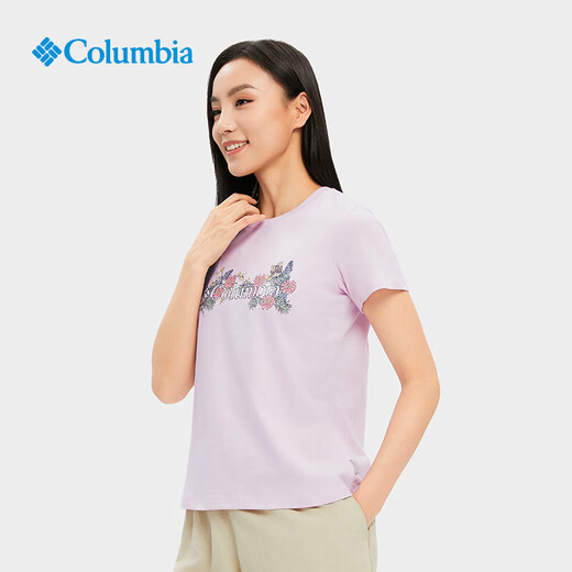 Columbia哥伦比亚T恤女25春夏户外吸湿干爽透气休闲圆领短袖AR5795 686 M 160/84A