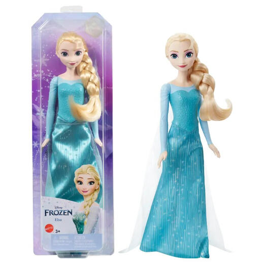 Barbie (Barbie) Juguetes para niños Regalo de cumpleaños de la princesa Frozen 1 Princesa Elsa Doll Hlw47