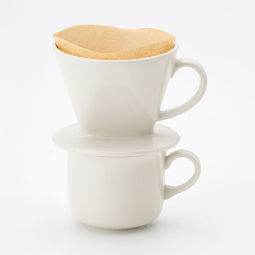 MUJI rice porcelain cup, water cup, coffee cup, home simple, about 330ml 4S