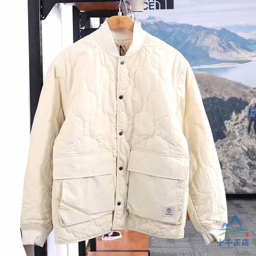 添柏岚（Timberland）24秋冬季新款Timberland添柏岚男士户外保暖防泼水棉服外套|A693F P47-小麦色 S