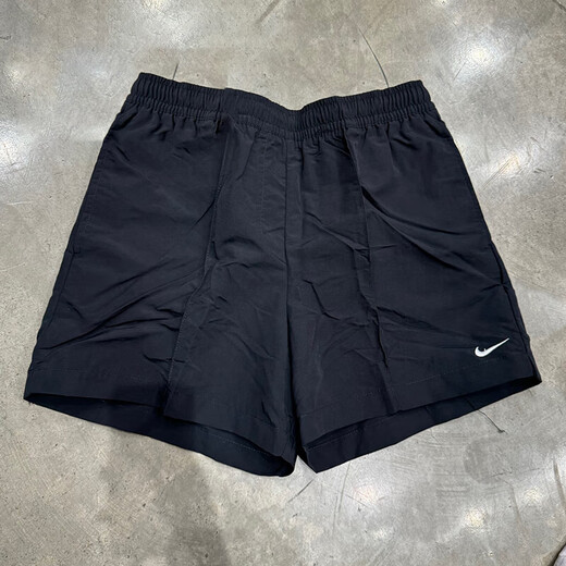 Nike (Nike) Pantalones de chándal Pantallas de mujer 2025 Summer Nuevo pantalones casuales Tendencia de moda tejida entrenamiento transpirable pantalones cortos cómodos FV6623-010 Negro 2xl