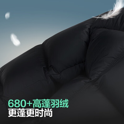 Bosideng puff down jacket for women winter 90 velvet thickened removable hood loose short fashion lazy style jacket