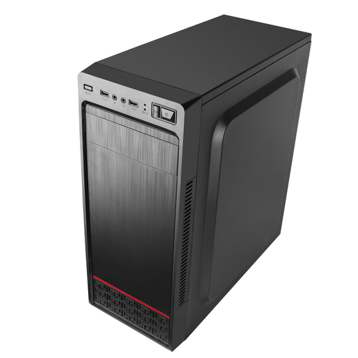 EVESKY N2 black computer case gaming business office computer case/supports ATX motherboard/USB2.0 interface/supports optical drive bay/simple brushed panel N2 case