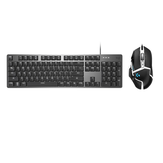 罗技（Logitech）K845机械键盘 G502 SE HERO熊猫版游戏鼠标 有线鼠标 键鼠套装 K845青轴+G502SE