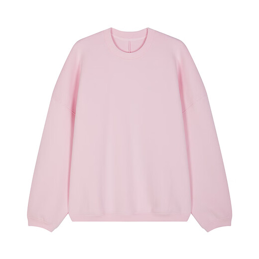 
Sketch men's clothing 2025 spring and summer new round neck solid color pullover drop shoulder long sleeve sweatshirt loose silhouette 9P1414970 687 light pink S