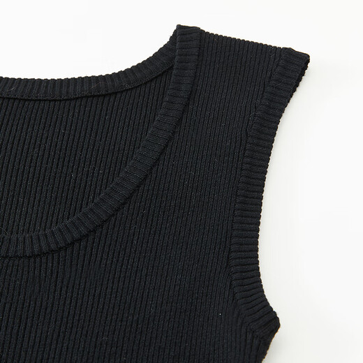 Xiangying gestrickte innere Weste für Frauen 2025 Frühling neuer ärmellose Hosenträger Schlanker breiter Schultergurt schlank