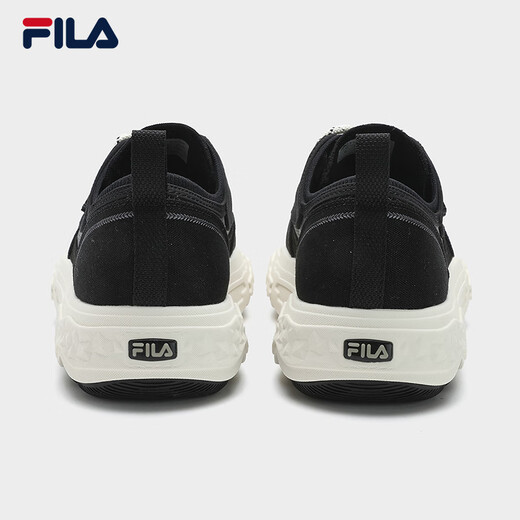 斐乐（FILA）官方男鞋ROCK岩石鞋帆布鞋新款时尚休闲鞋 黑-BK 41