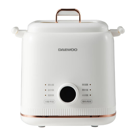 Daewoo (DAEWOO) яйцеварка, пароварка для яиц, универсальная йогуртница, профессиональный артефакт для вареных яиц, автоматическое отключение, 24-часовой таймер по расписанию, многофункциональная машина для приготовления завтрака, однослойная, белая