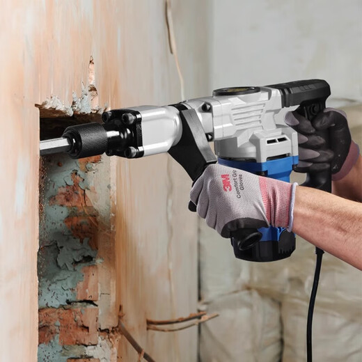 
Dongcheng single-use electric pick, electric hammer, wall dismantling concrete 1600W high power strong industrial-grade grooved water and electricity installation Dongcheng Z1G-FF05-6 [single electric pick] 1050W