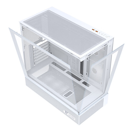 Thermaltake (Tt) Steel Shadow Transparent S Ocean View Chassis Computer Host White (ATX motherboard/supports 360 water cooling/270 panorama/9 fan positions/4090 graphics card)
