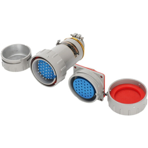 Ladbrokes BJ non-spark explosion-proof plug connector male and female aviation plug seat fixed mobile oblique plug-in YT peak 32A single phase-3 core mobile socket YZ-female