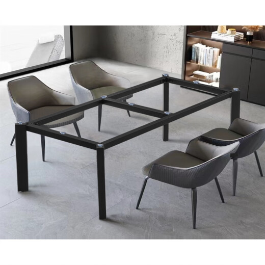 XMSJCHENGJIA Plaza de roca Soporte de losa de losa de roca Mesa Mesa de mármol Pats Ceramic Tile Feet Base de mesa de madera simple sin haz medio adecuado para 14070 mesa de pie recto negro