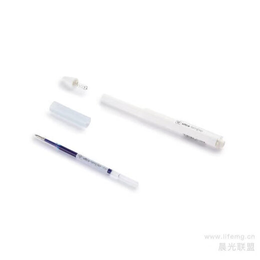 晨光(M&G)优品系列0.5mm黑色中性笔按压子弹头签字笔按动水笔AGPH2601 5支装（送橡皮1块）