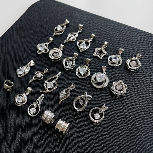 DL 1998 Fat Donglai same style pt950 platinum pendant for women 2024 new pendant single pendant without necklace 18Kl platinum whale tail