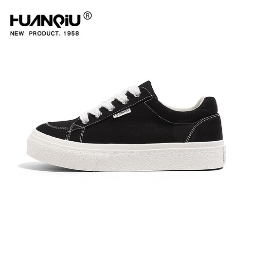 Zapatos de lona negra global para hombres en 2025 Zapatos de lona estudiantil de primavera y verano.