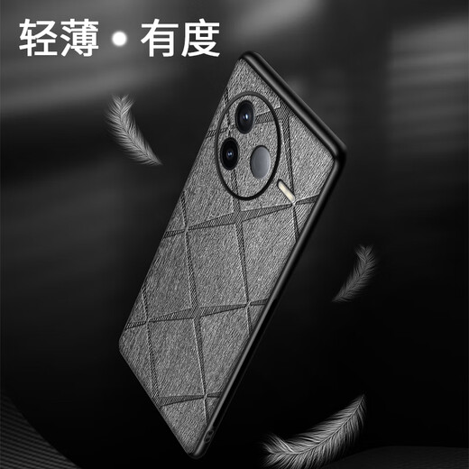 悦心为己【配钢化膜】适用小米红米k80手机壳K80pro全包镜头树皮纹男女款防摔保护套 【k80】树纹壳-星芒【配钢化膜】