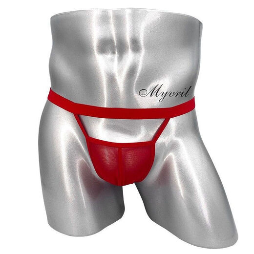 Männer sexy Doppel-Tanga-Stil neuer und sexy transparentes Netz hinter offenes Schicht, ohne die Unterwäsche von Männern schwulen zu nehmen [vertraulicher Versand] Weiß 90-160jin [Jin gleich 0,5 kg] Inside Wear