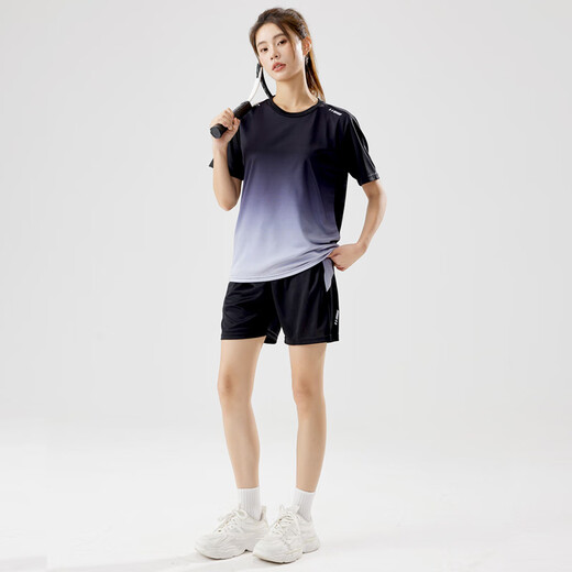 Victoria Traveler Sports Set Women's Running Speed ​​Dry Clothes Badminton Clothes Summer Sports Shorts T-shirt Yoga Fitness Clothes