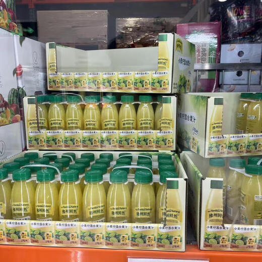 开市客佛州鲜然小青柠饮料 清新爽口解腻解渴小瓶便携分享装酸爽好喝 300ml 8瓶 佛州鲜然小青柠饮料