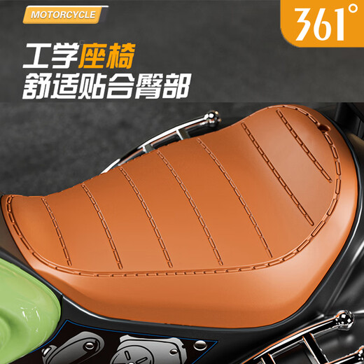 
361 degree children's electric motorcycle can be seated for people, baby gifts, men and women, driving can be remotely controlled toys with early education music Retro green丨Remote control version-strong dual drive/music