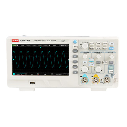 Uliide UTD2202CEX+ oscilloscope dual-channel bandwidth digital oscilloscope USB storage multi-function smart UTD2202CEX+