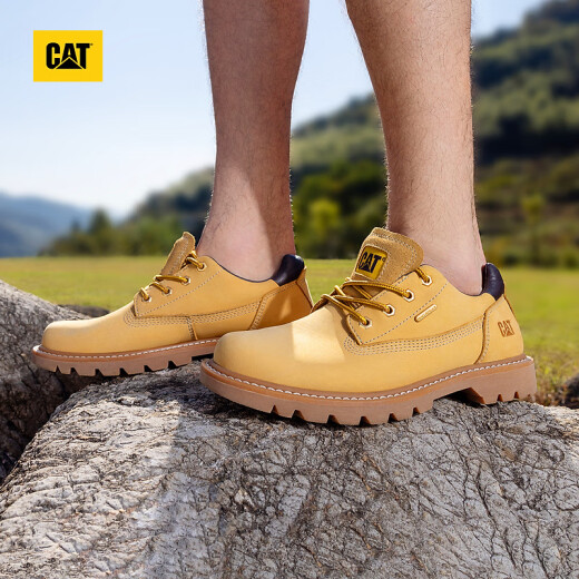 Cat Carter's Agent Shoes Zapatos de cuero para hombres de cuero de búfalo resistente a los hombres BOOL AUTAL BOTS BOTS P111542N3AMC25 Amarillo 42