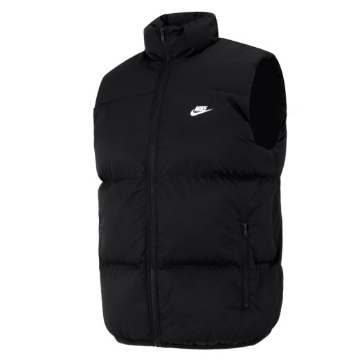 耐克（NIKE）男装保暖棉服马甲 春季新款运动服户外防风棉衣背心外套休闲上衣 FB7374-010 S