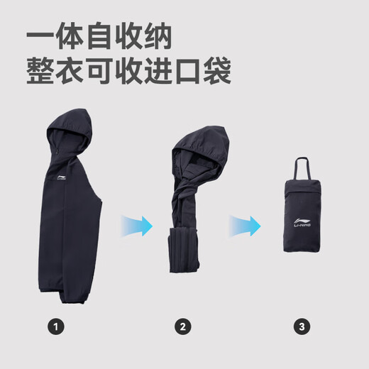 Li Ning Sun Protection Clother Men's Summer's Summer's Windbreaker Chaqueta para hombres sueltos de moda de moda de moda de moda