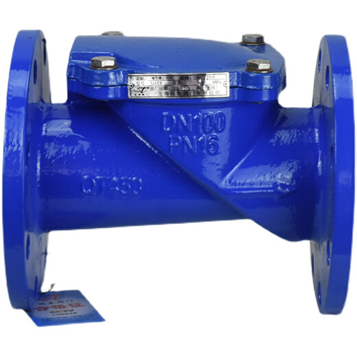 Rubber flap check valve H44X-16Q ductile iron plate flange pipe water pump one-way check valve DN50 100 ductile iron DN150