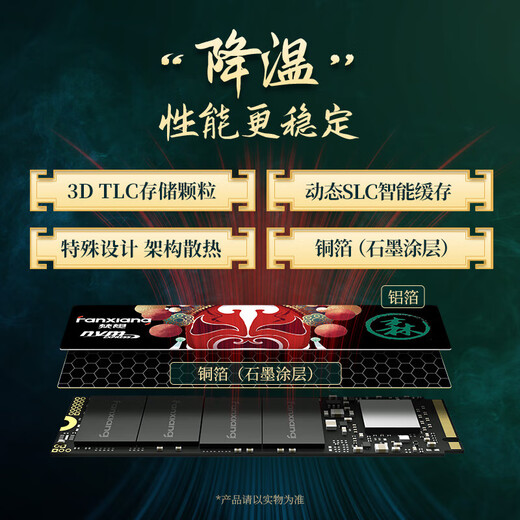 Fanxiang S500PRO/S690/S790 Solid State Drive M.2 NVME Desktop PS5 Laptop SSD PCIE4.0 S500PRO 512G PCIE3.0 HOT -Verkaufsprodukt Standard: Heizkühlung + Schraube + Schraube + Schraube