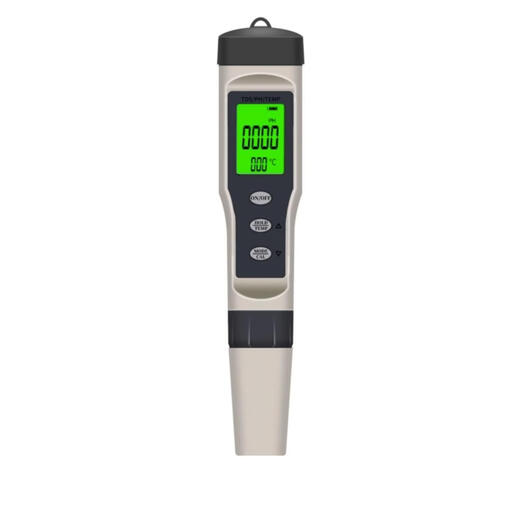 Detección de calidad de agua multifuncional Ph Ph Pen Medidor de acidez TDS Tester Temperatura Salinidad Detección de pescado Flight 9902 EC/PH/Temperatura Tres